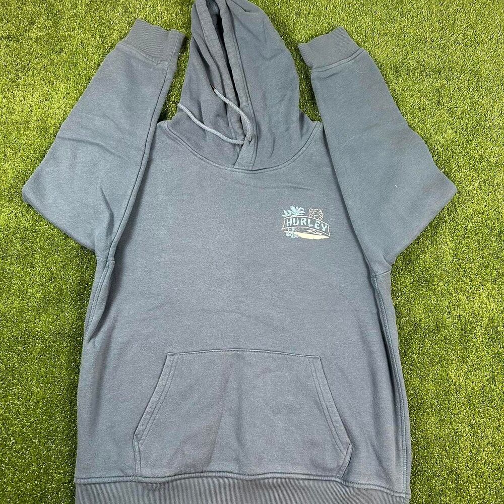 Hurley Men's Blue and Navy Hoodie